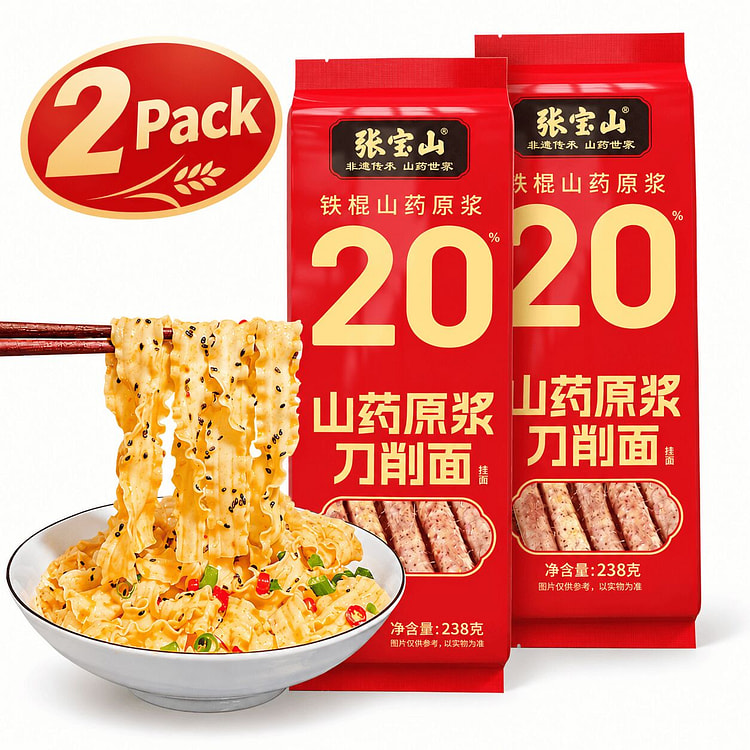 Chinese Yam Knife-Cut Noodles 476 g