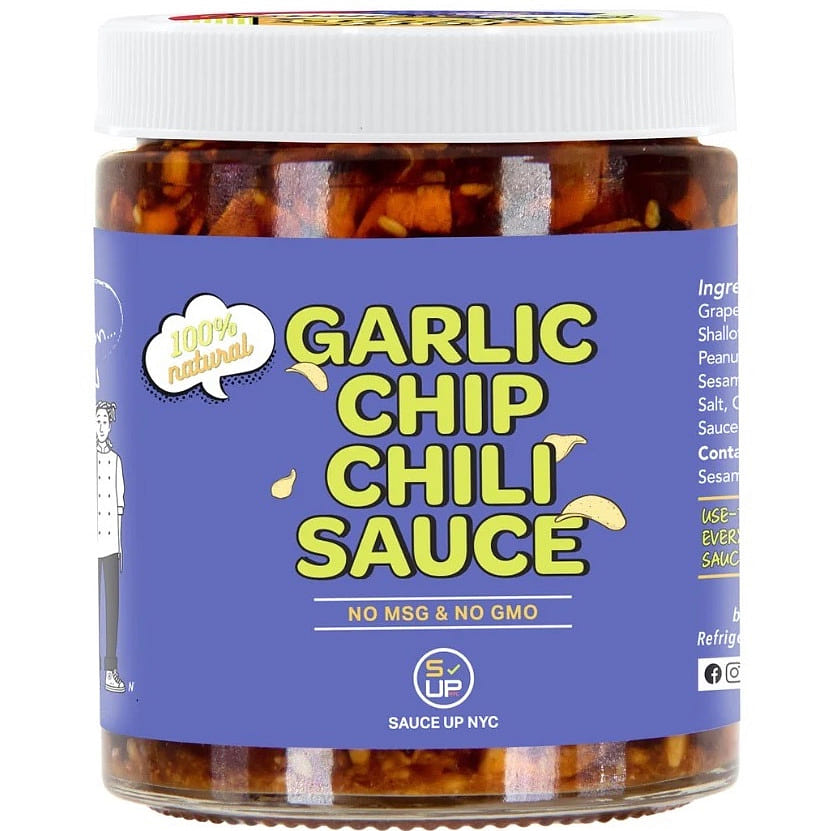SAUCE UP NYC 100% 天然蒜蓉辣椒酱 - 配料/油 6 盎司