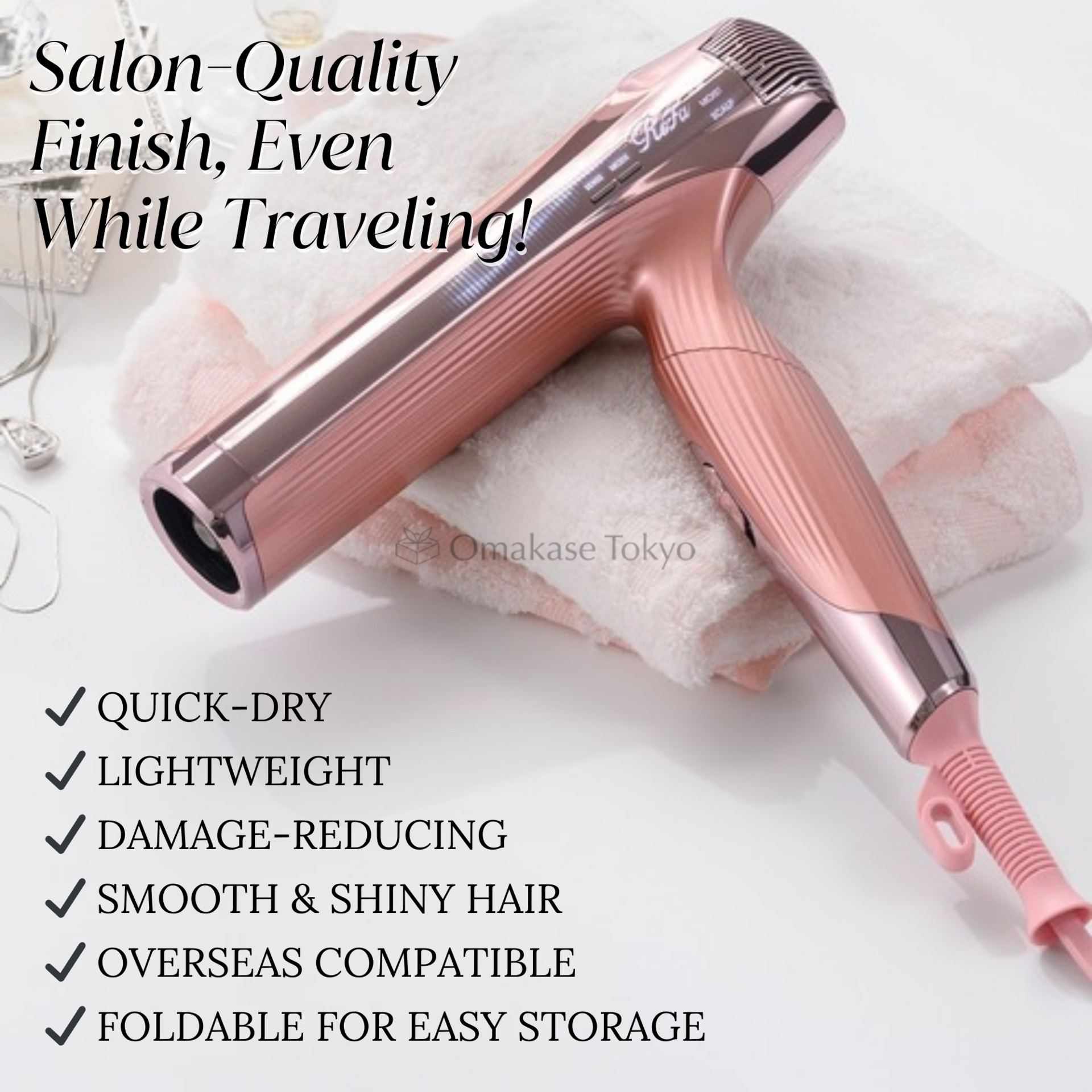 Get ReFa Smart Hair Dryer W Pink Delivered | Weee! Asian Market