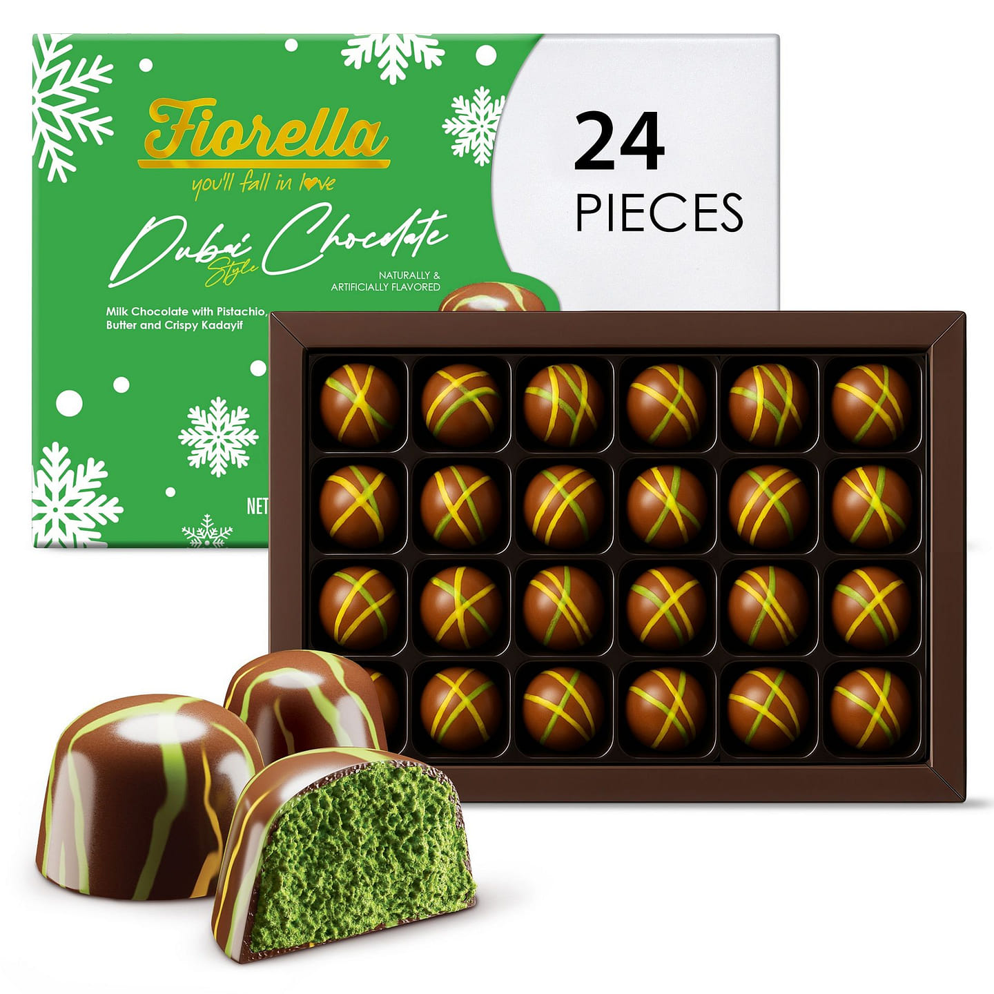 Dubai Chocolate Gift Box Holiday Edition 288g 288 g