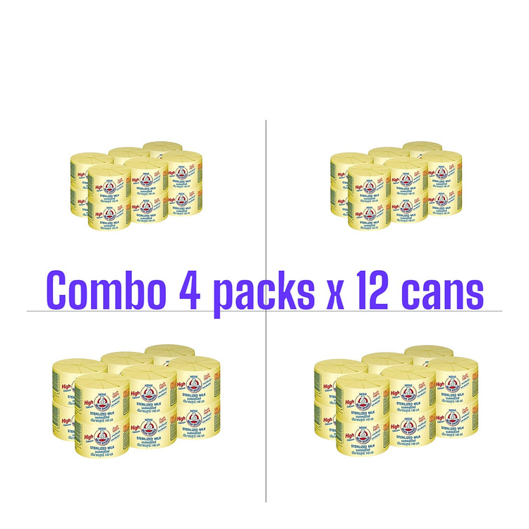 Nestle Thailand Bear Milk (140ml) - Combo 48 cans