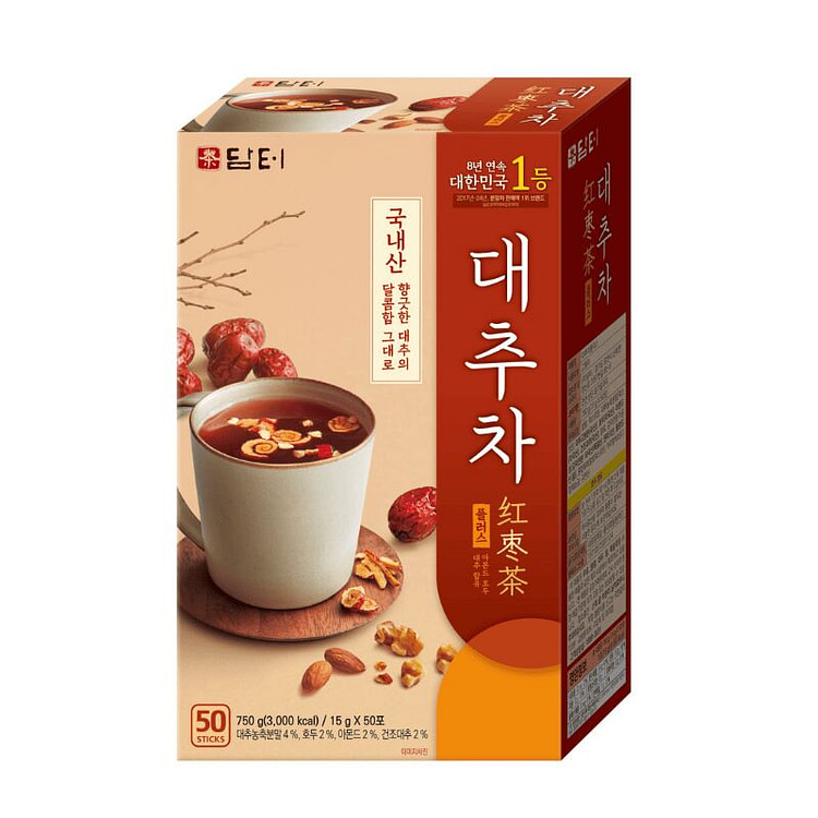 Damtuh Jujube (Korean Dates) Powdered Tea 50 pcs 15 g