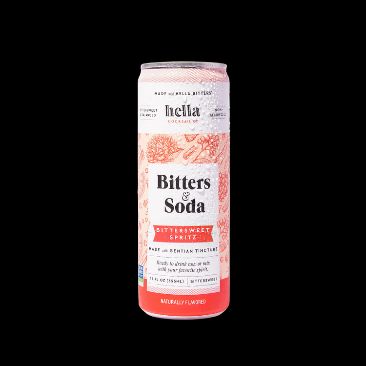 Hella Bitters & Soda Spritz Aromatic Non-Alc 12 oz - 4 Pack
