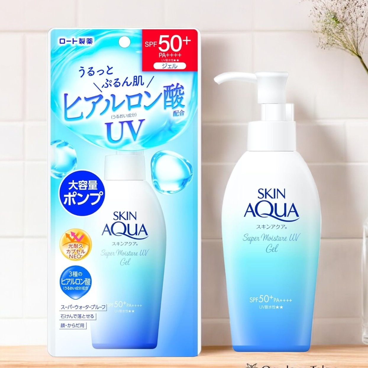 Rohto Skin Aqua 50+ Super Moisture Gel Pump 140 g