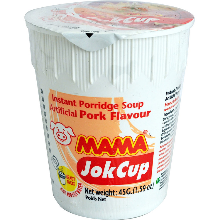 Mama Jok Cup 即食猪肉粥 12x45g