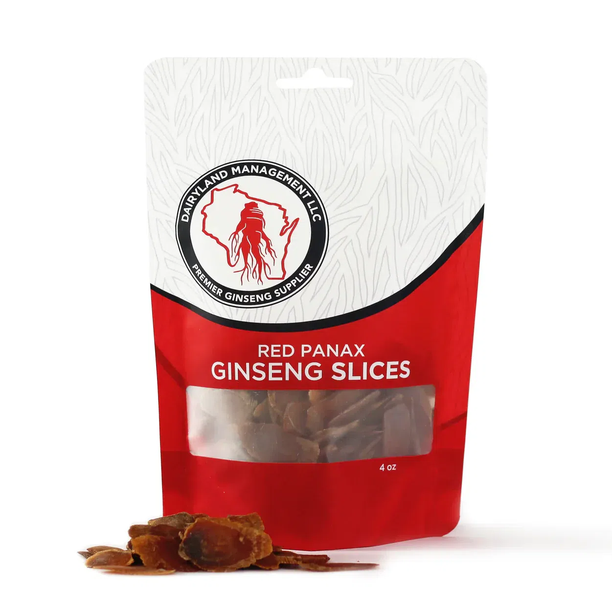 Premium Panax Ginseng Slices- Boost Your Energy and Enhance Your Well-Being 8 oz 1 each