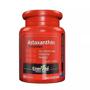 Aurovita Astaxanthin Antioxidant Brightening Erythrina Softgels 90 capsules 1 本