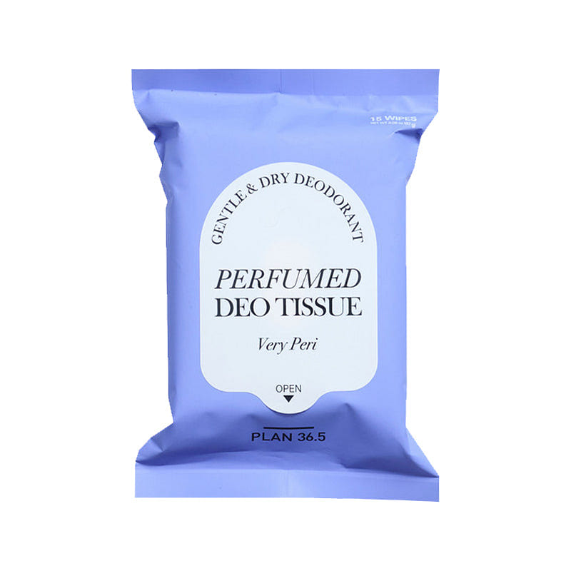 PLAN 36.5 Very Peri Perfumed Deo Tissue 15 Wipes 1 each