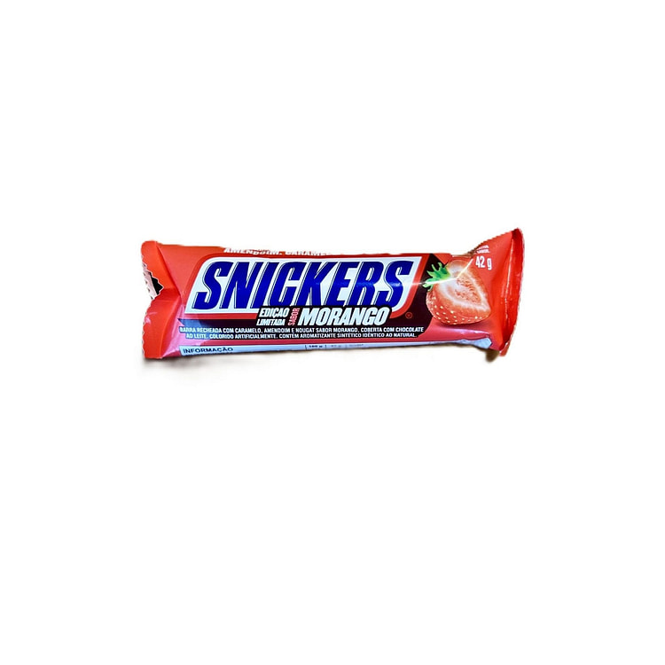Snickers Morango Strawberry (Brazil)