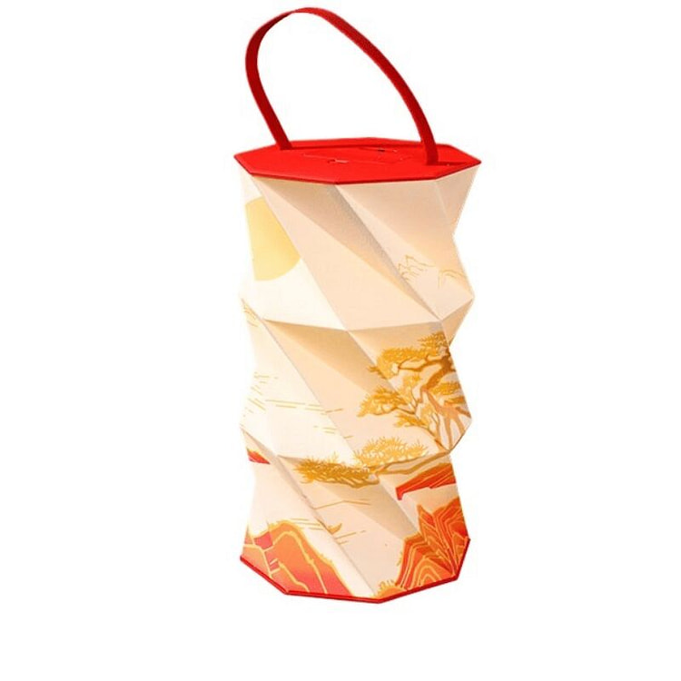 Folding Projection Lantern Fortune Red 1 box