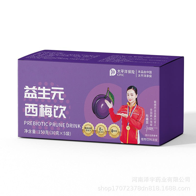 Shake fast same style probiotic prune drink 30g*5 bags 1 box