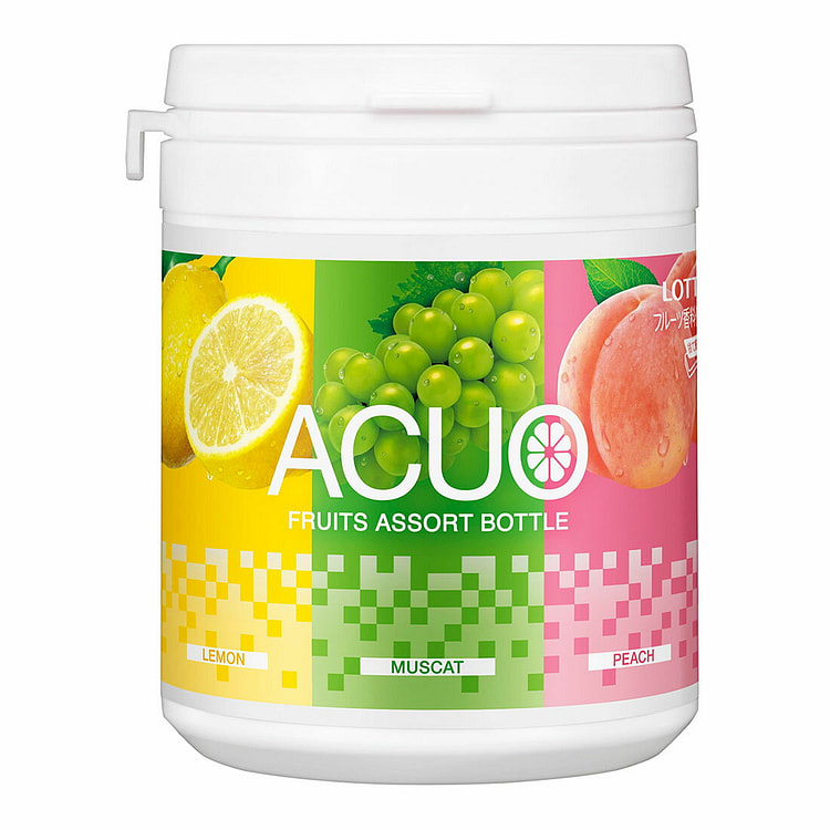 LOTTE ACUO Gum (Lemon, Muscadine,Peach)138g