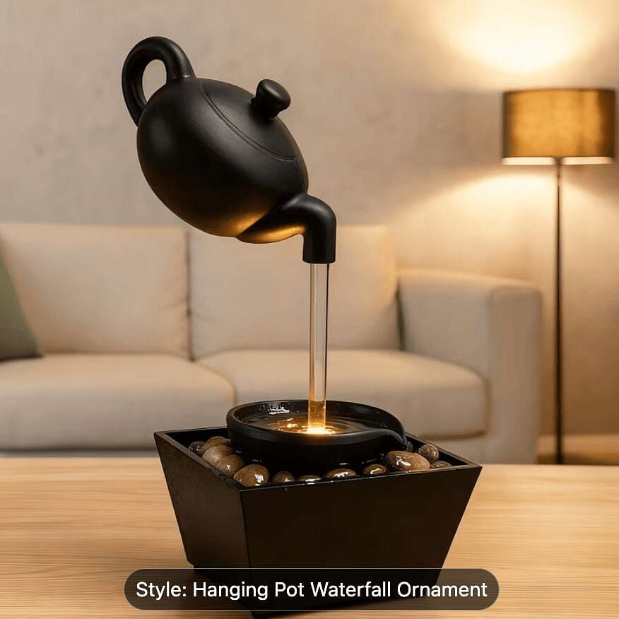 Zen Teapot Water Fountain Lamp 1PC 1 case