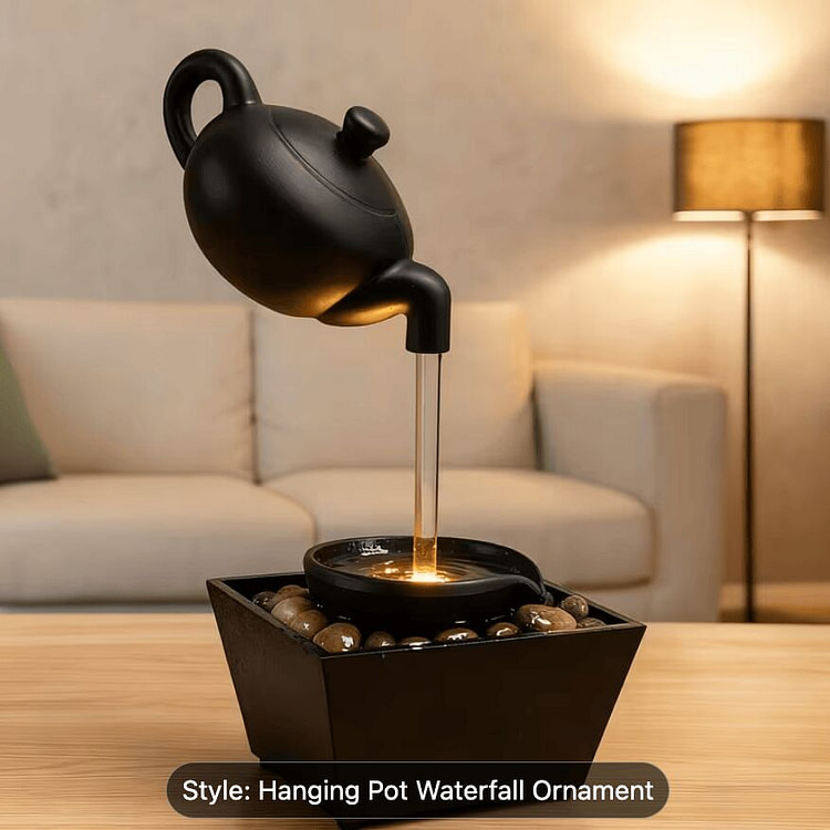 Zen Teapot Water Fountain Lamp 1PC 1 case