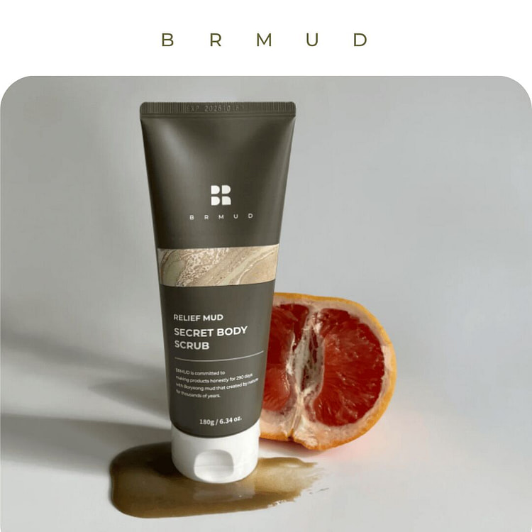 BRMUD Relief Mud Secret Body Scrub 180g 0.56 lb