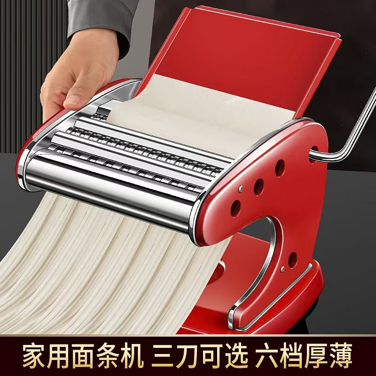 面条机手动压面机饺子皮擀面机两刀