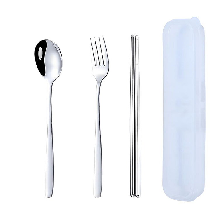 Sumi 316 Stainless Steel Spoon & Chopsticks& Fork 1 box