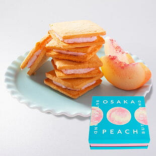 fuubian Osaka Peach Butter Sandwich Cookies 8pcs 1 each