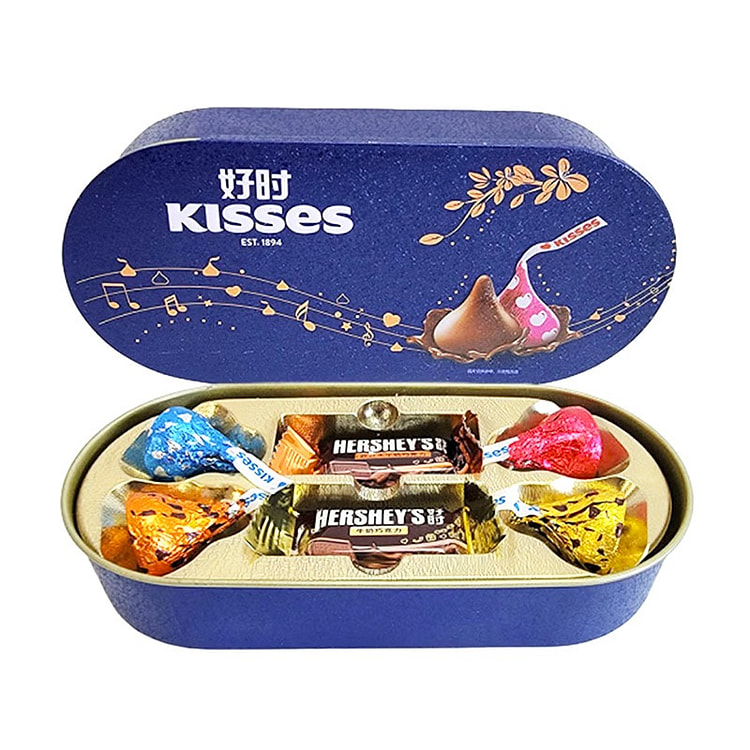 Hershey's Kisses Chocolate Gift Box Blue 1 each
