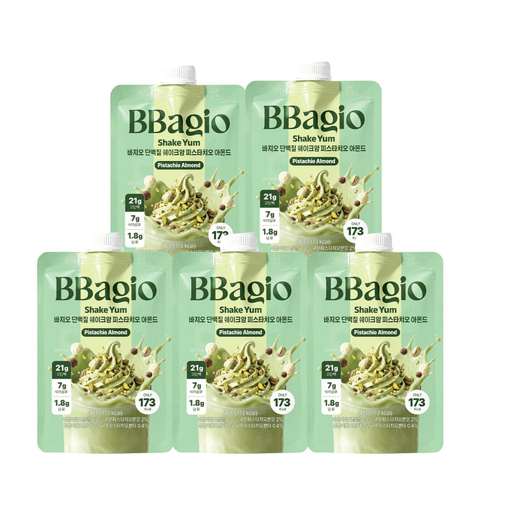 BBagio High Protein Pistachio Almond Flavor 5 pack