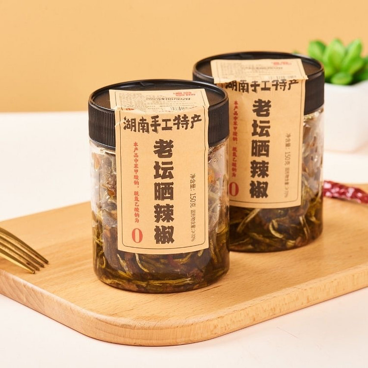 老坛晒辣椒干湖南晒辣椒