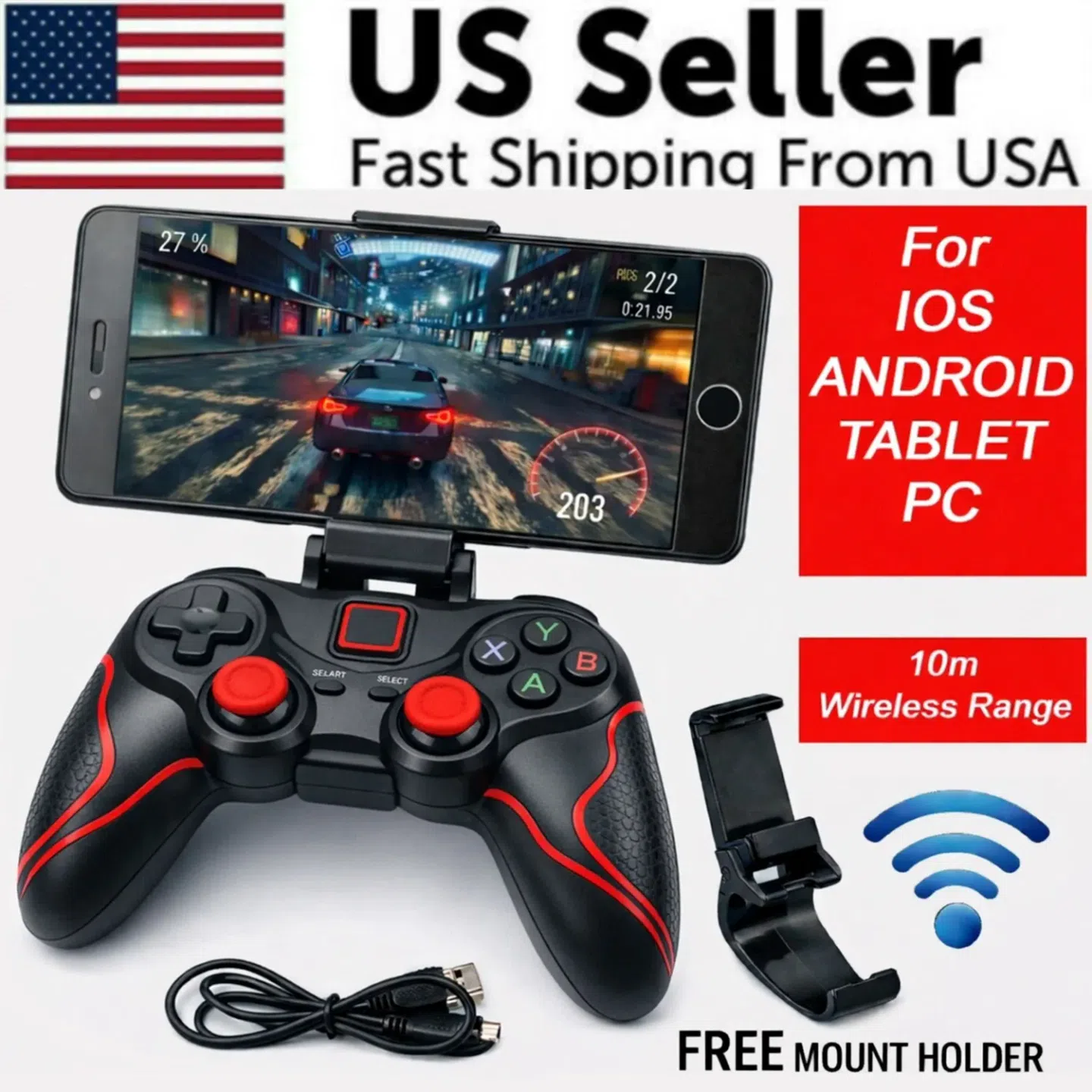 Wireless Bluetooth Game Controller Gamepad For And 1 box