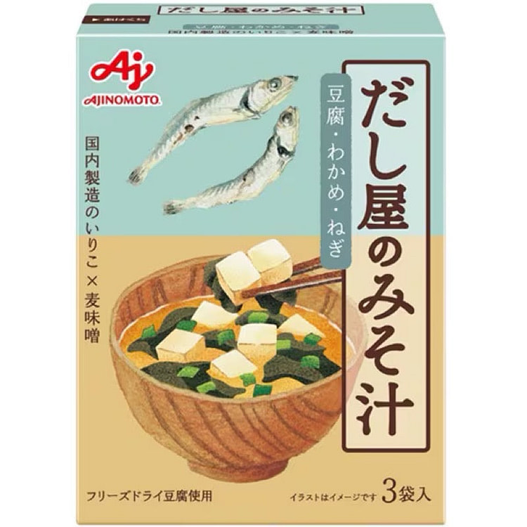 味之素大石屋入子大石海藻味噌汤 3 克拉 1 份