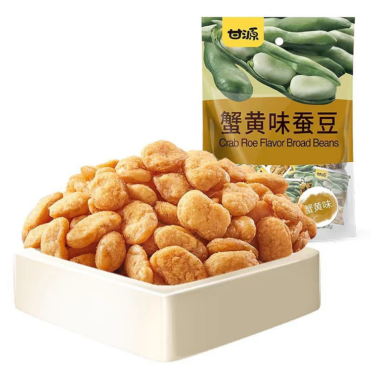 Crab roe flavored broad beans 285g*1 bag 285 g