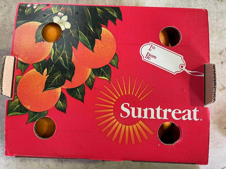 Suntreat California Oranges Box