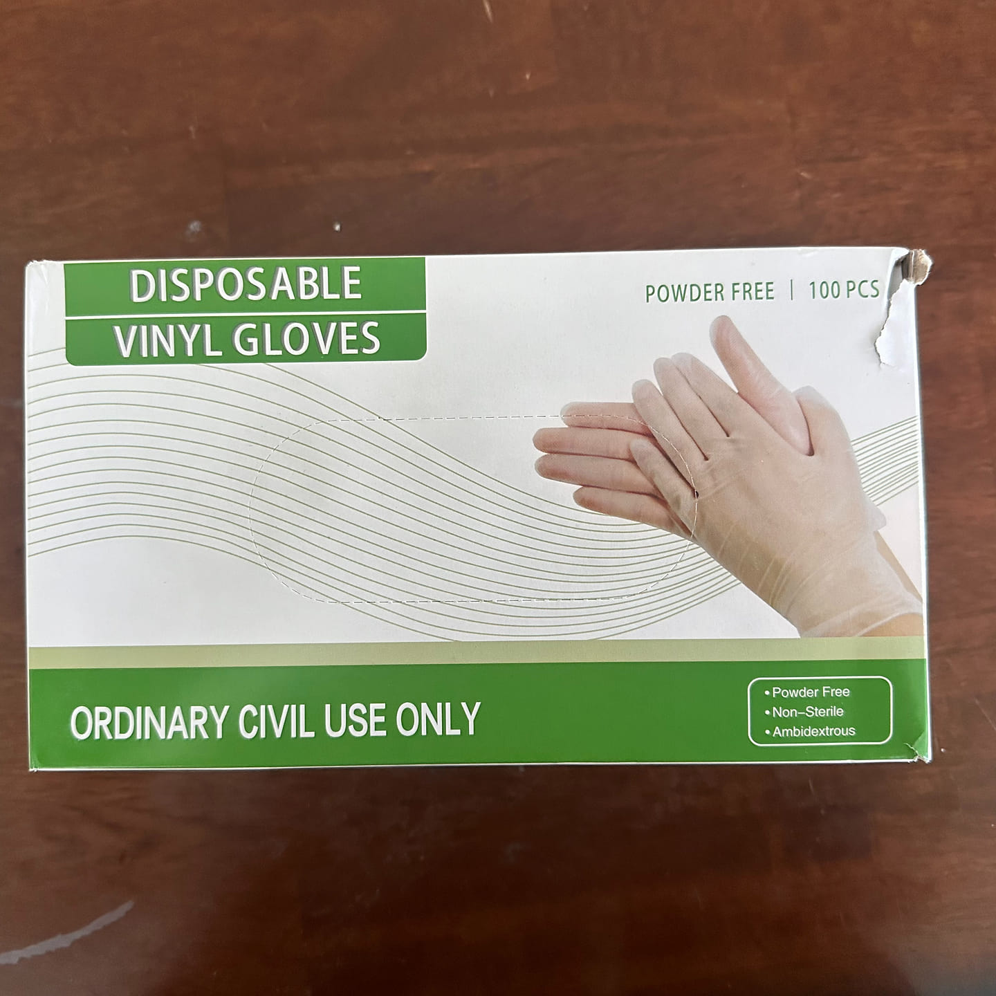 disposable gloves 100 each