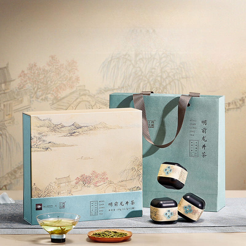 西湖工夫杭州明前龙井茶礼盒150g*1盒 150 克