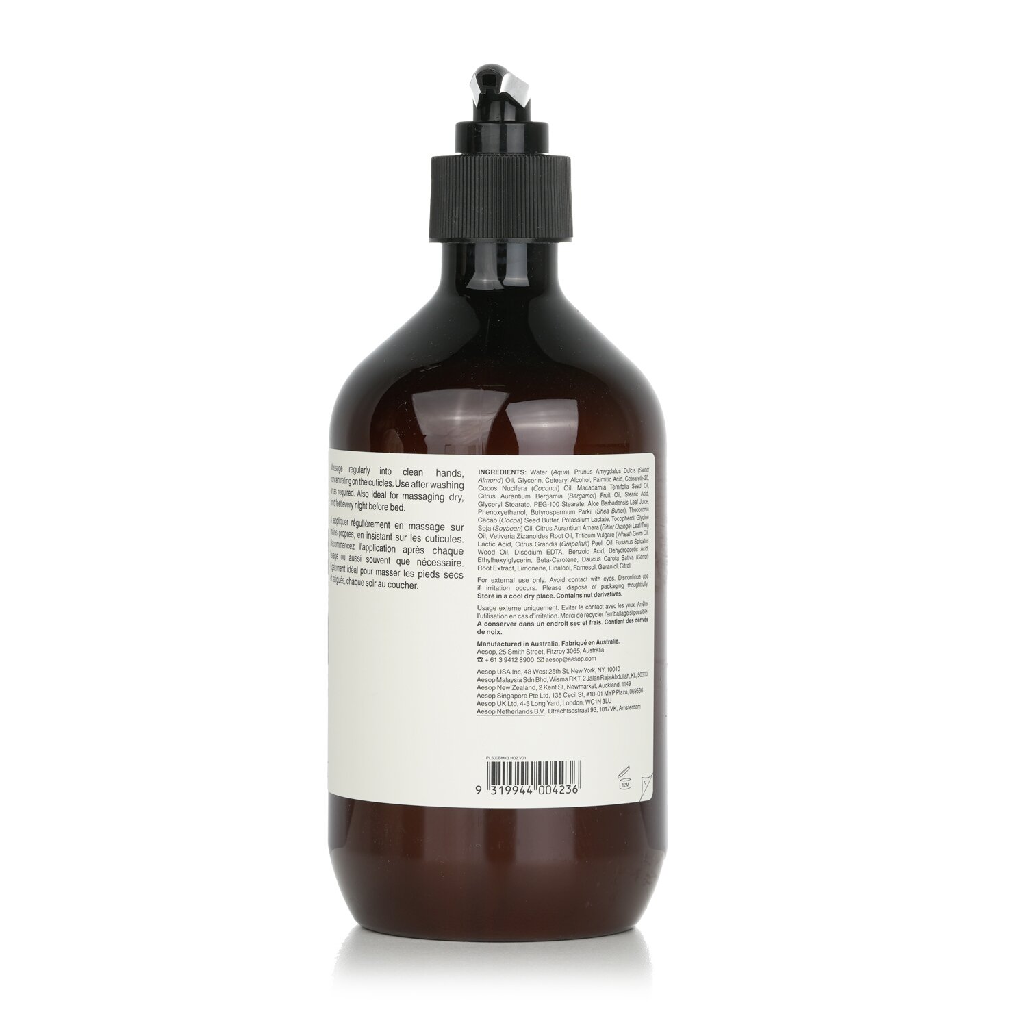 Aesop Reverence Aromatique Hand Balm 500ml/17.2oz - Weee!