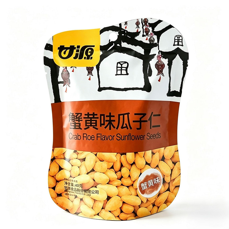 甘源 蟹黄味瓜子仁零食 坚果解馋童年小吃 40 克