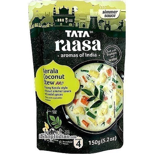 Tata Raasa Kerala Coconut Stew Simmer Sauce, 5.2 oz pouch 5.2 oz