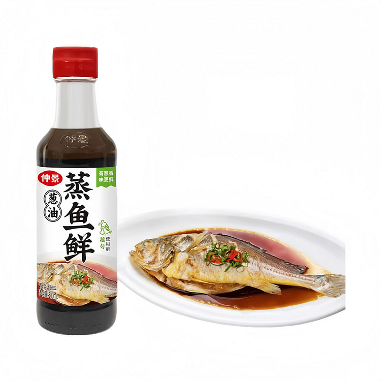 仲景 葱油蒸鱼鲜蒸鱼豉油300mL*1瓶 300 毫升