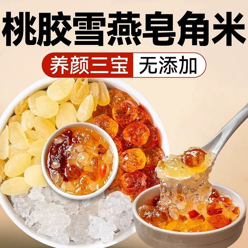 Peach gum snow lotus soapwort millet combination 350 g