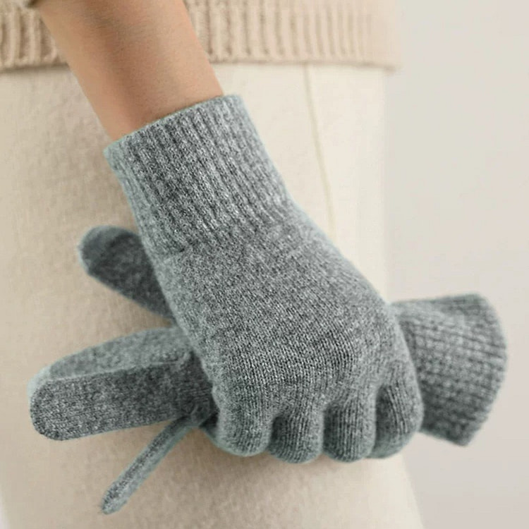 SKIL OF Hangzhou Luoyan Wool Gloves(Light Gray) 1 each