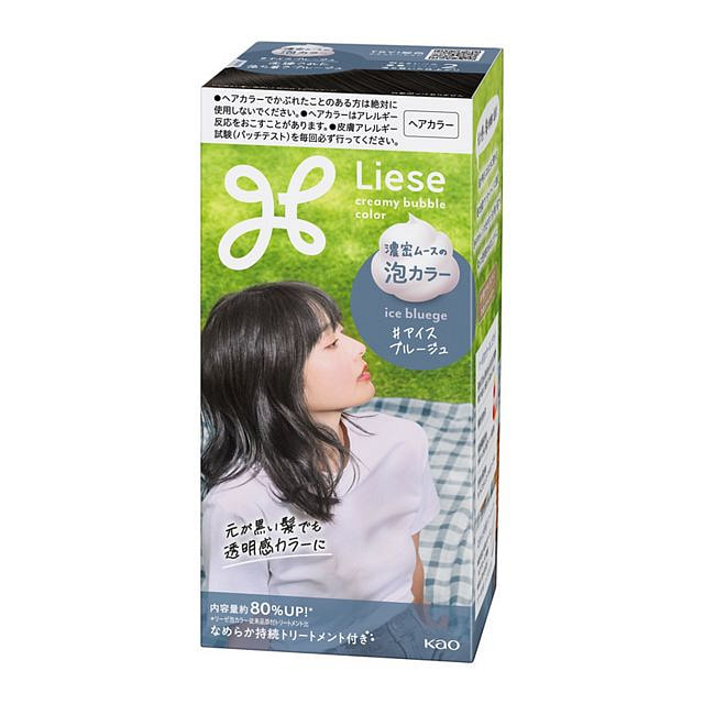 花王 Liese 泡沫染发剂 冰蓝色 115ml