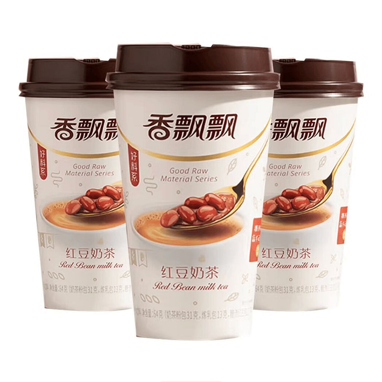 香飘飘红豆奶茶 64g*3杯装 1 包