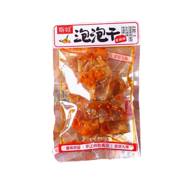 斯娃 泡泡干平江辣条 香辣豆皮小包装解馋零食 1 包