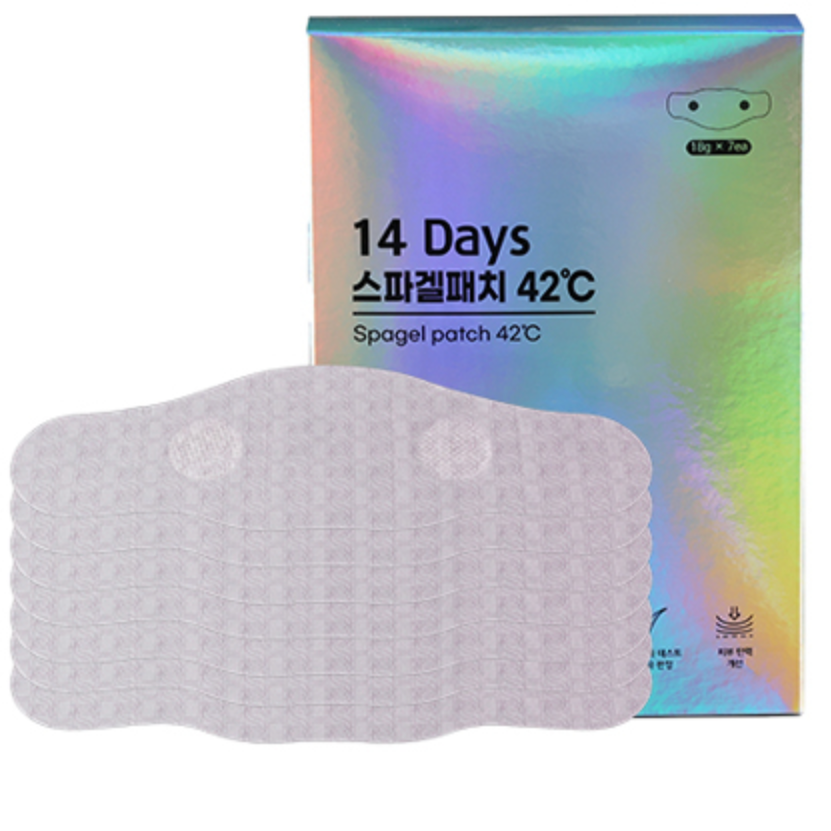 Samsung 14 Days Spangle Heat Patch 42C 7Pcs 7 개입