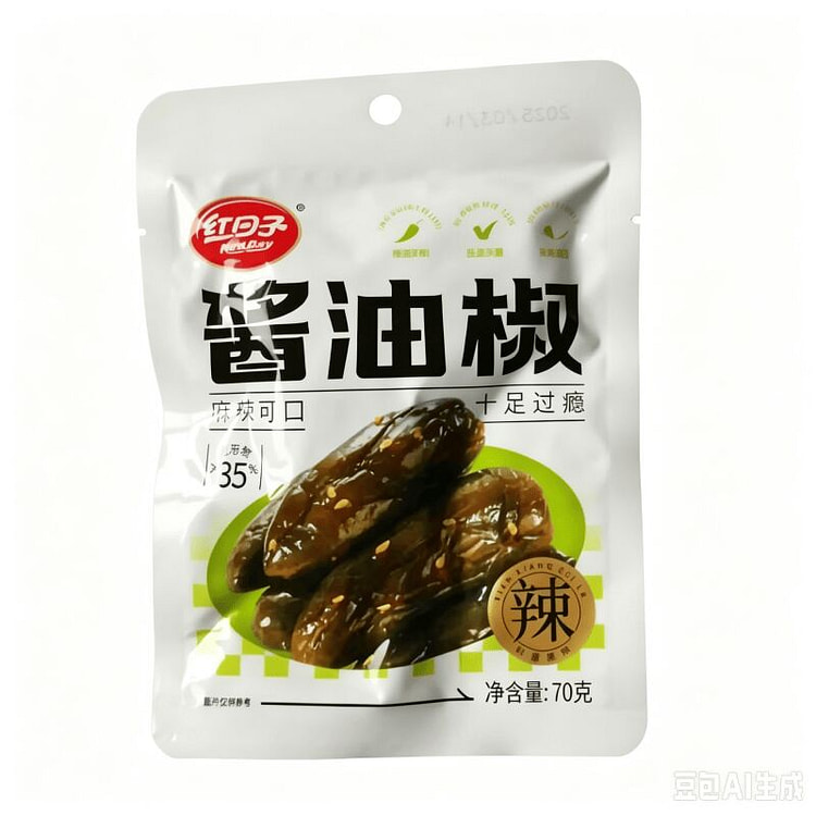 Soy sauce and pepper with pickles 70g in a bag. 70 g (min 2)