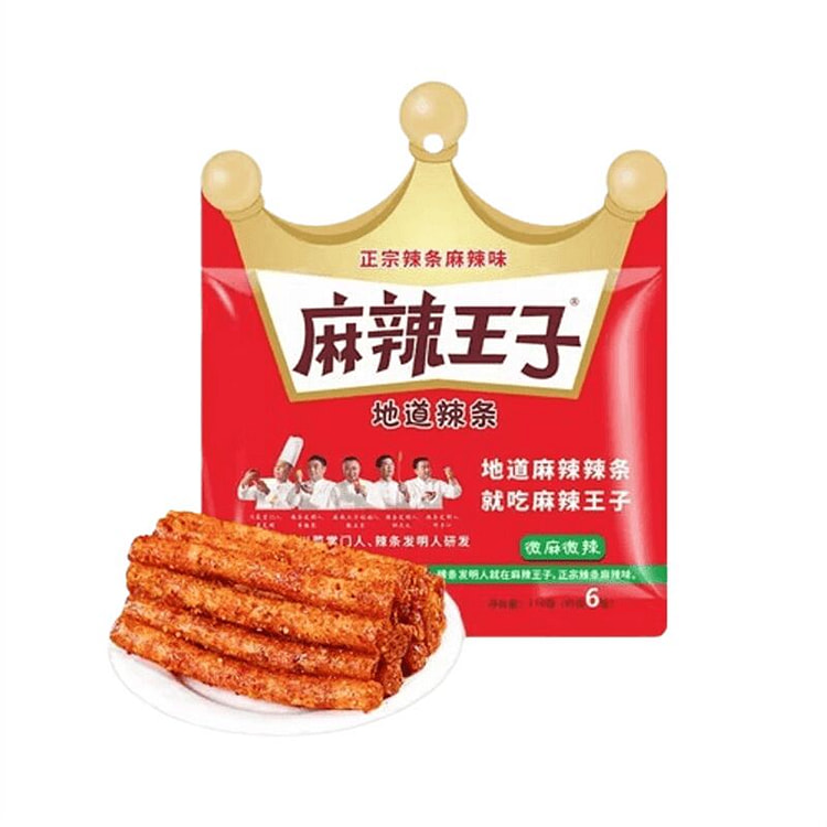 麻辣王子 辣条 微麻微辣 110g/袋 1 包