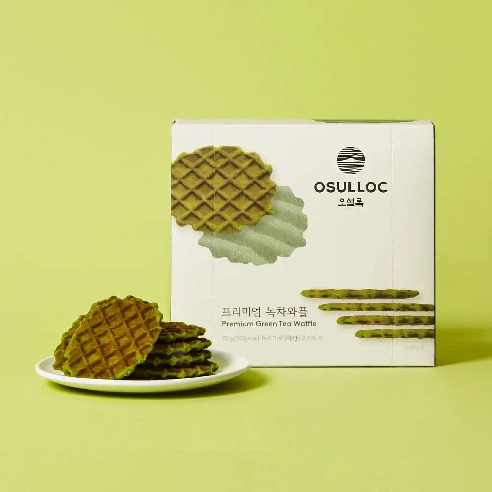 OSULLOC Green Tea Waffle 72g 1 each