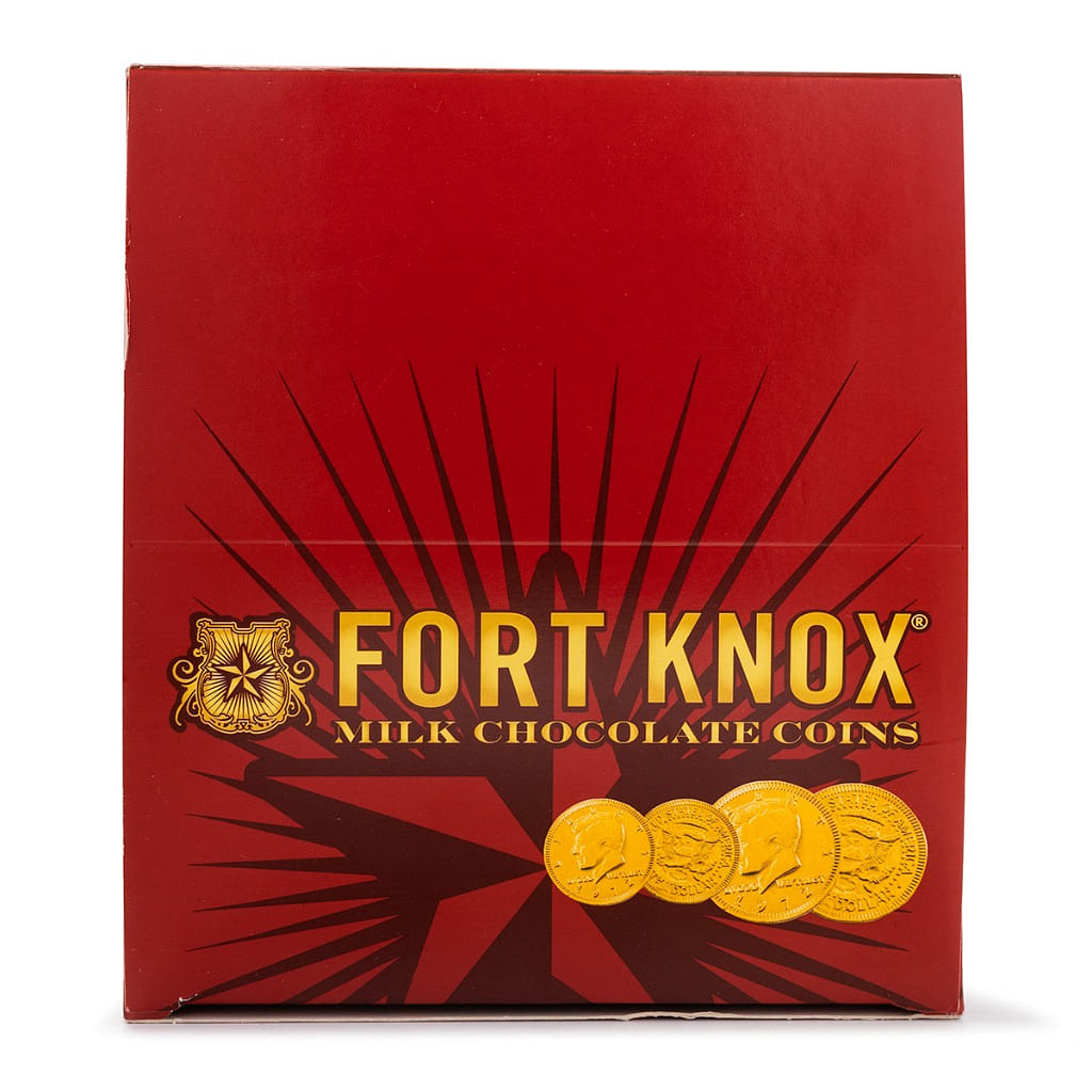 Fort Knox Milk Chocolate Gold Coins 684 grama(s)