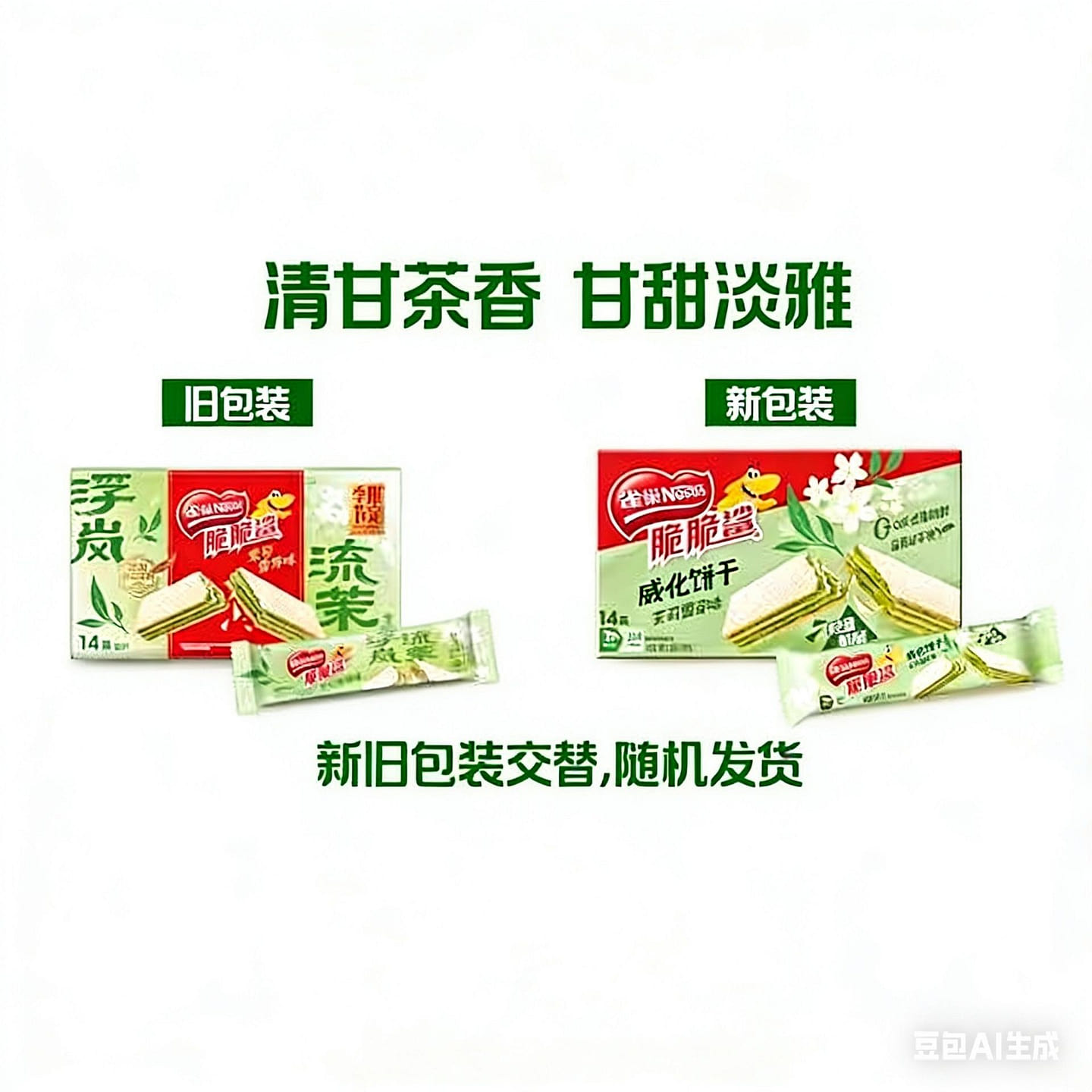 Nestle crispy shark jasmine snow bud flavor 126g 126 g