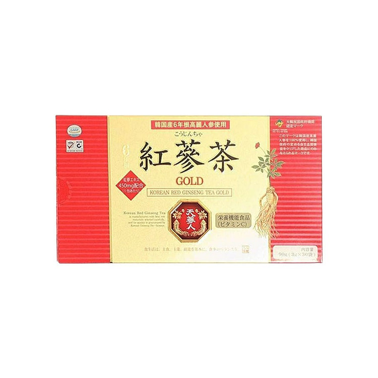 GOLD Korean Red Ginseng Tea Gold - 3g x30 Sachets/ 1 box