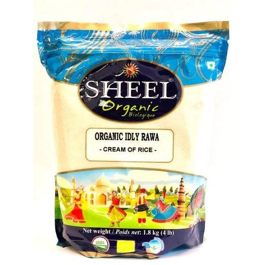 Organic Cream of Rice - Idly Rawa - 4 Lb (1.8 Kg)