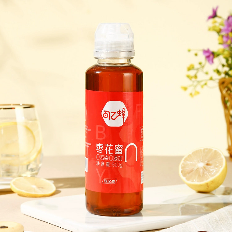 纯正枣花蜜500g*1瓶