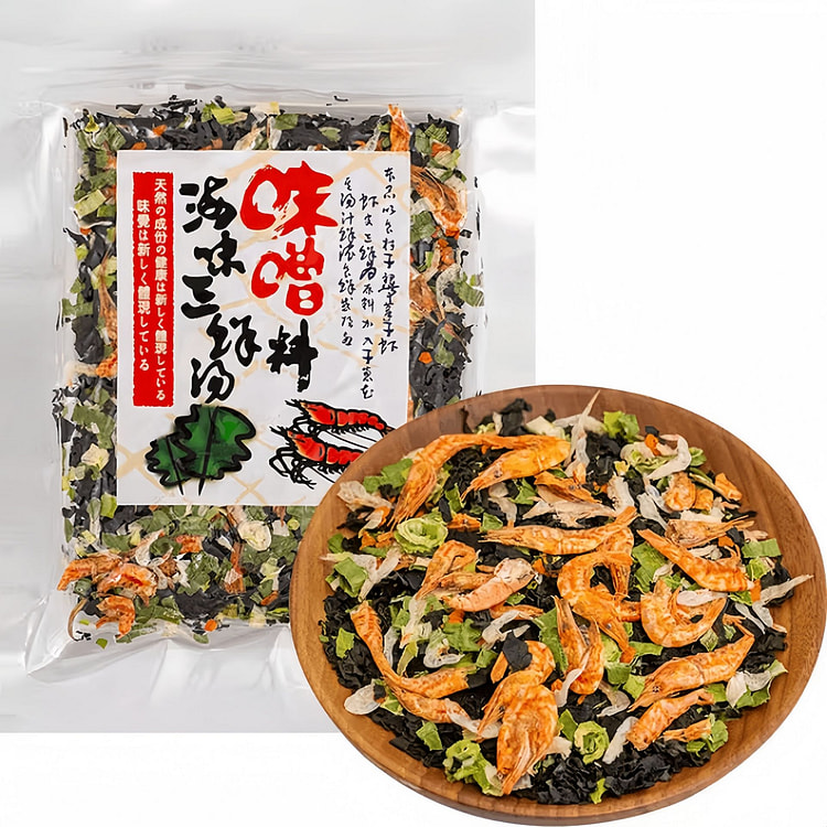 1 pack of seafood three-flavor soup mix 60 g